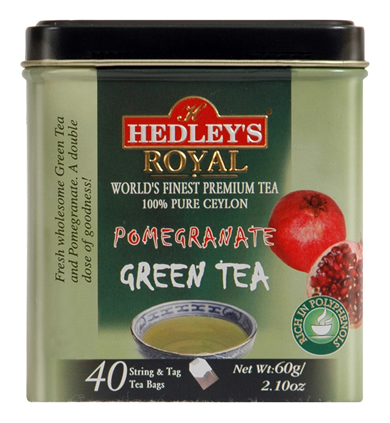 Hedley`s Royal Pomegranate Green Tea