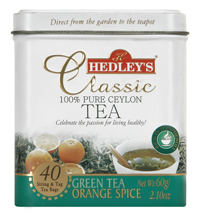 Hedley`s Classic Green Tea Orange Spice